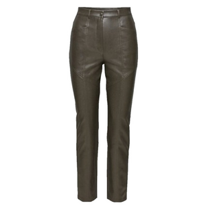 Aritzia Wilfred Rebel Vegan Leather Pants Olive 0
